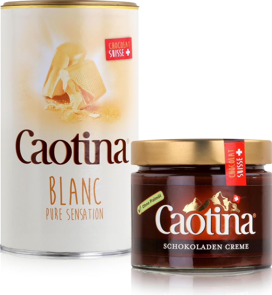 Caotina Powder blanc 500g Cocoa powder & Caotina Cream Spread 300g