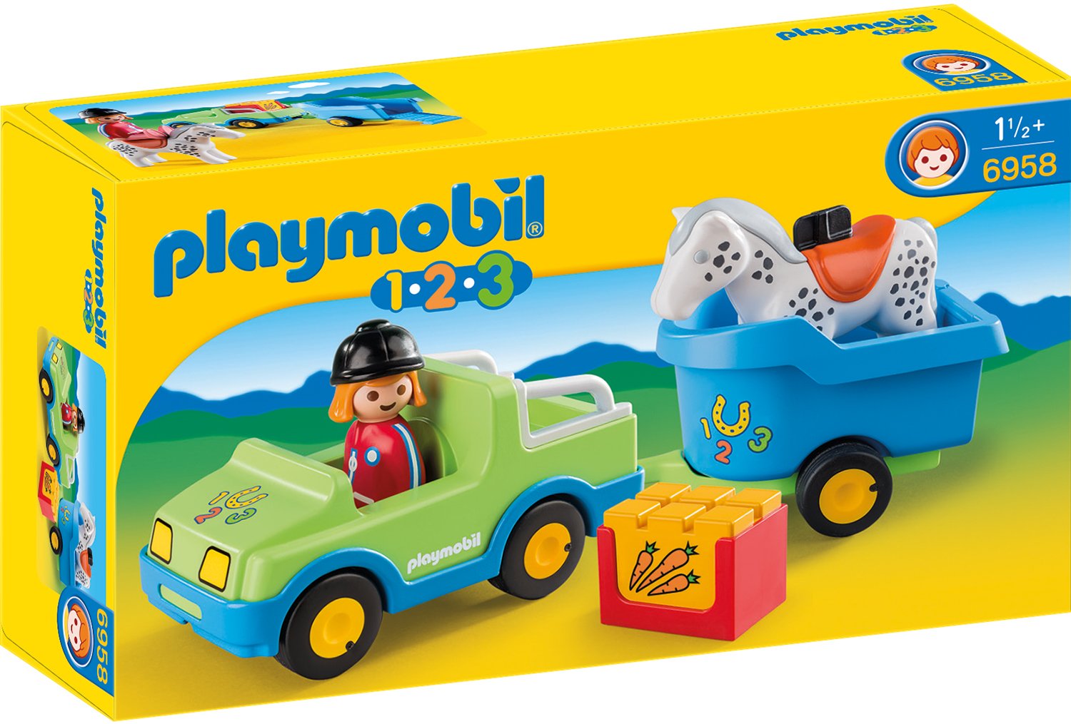 Playmobil Car With Horse Trailer