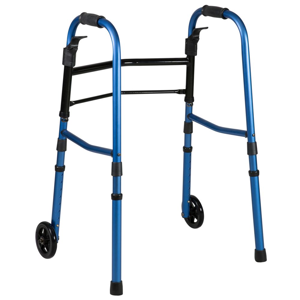 CareLine walking frame foldable, with wheels