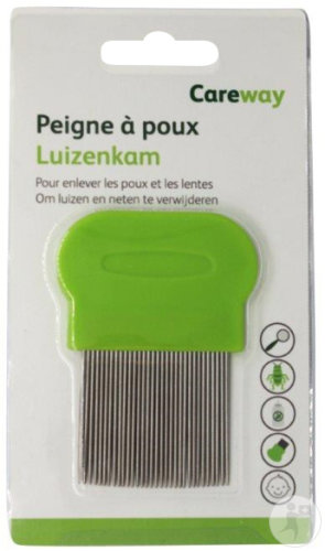 Careway metal lice comb 1 piece