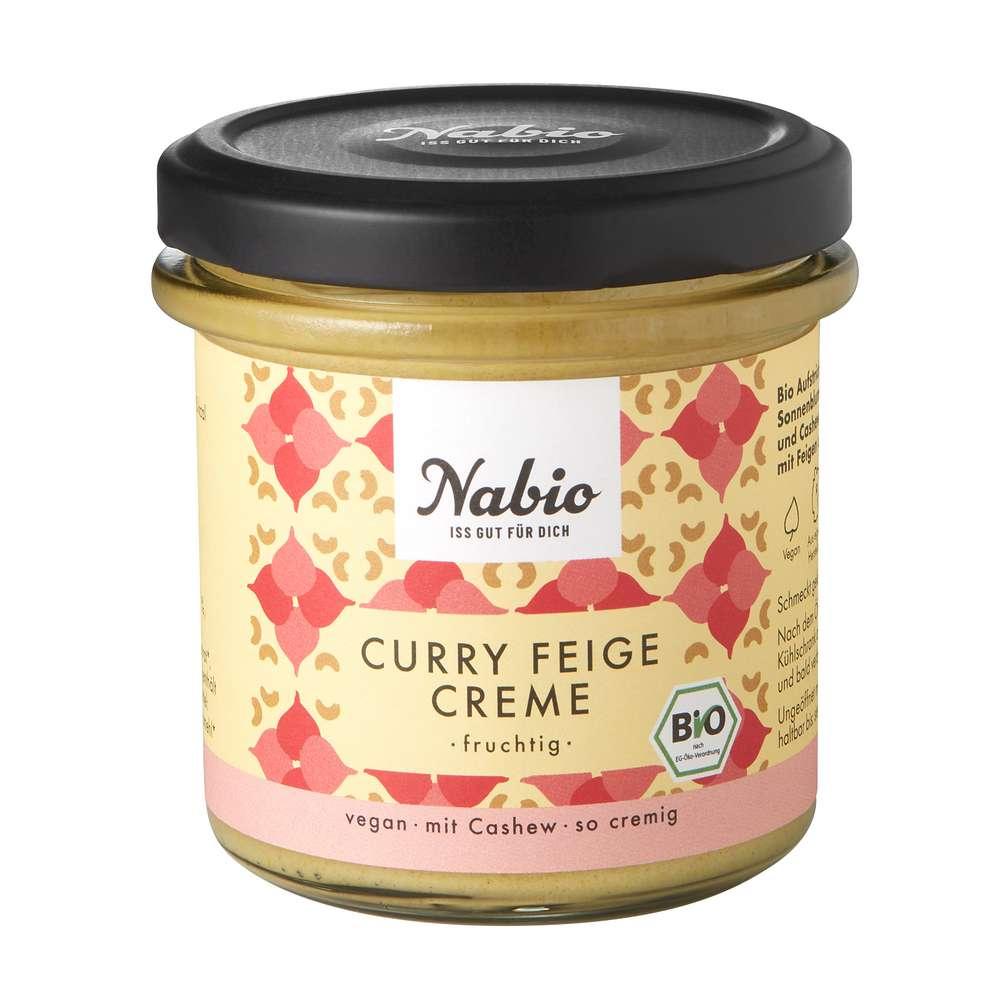Cashew cream, curry fig