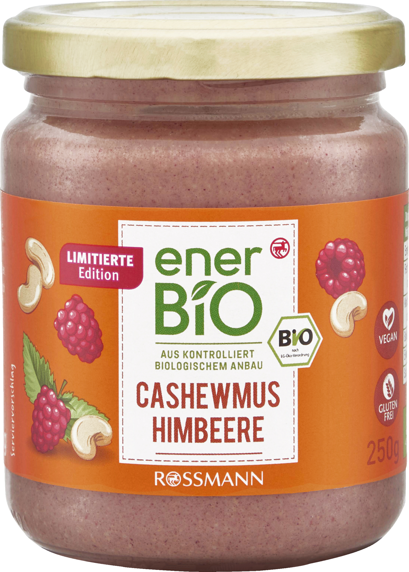 Cashew butter raspberry