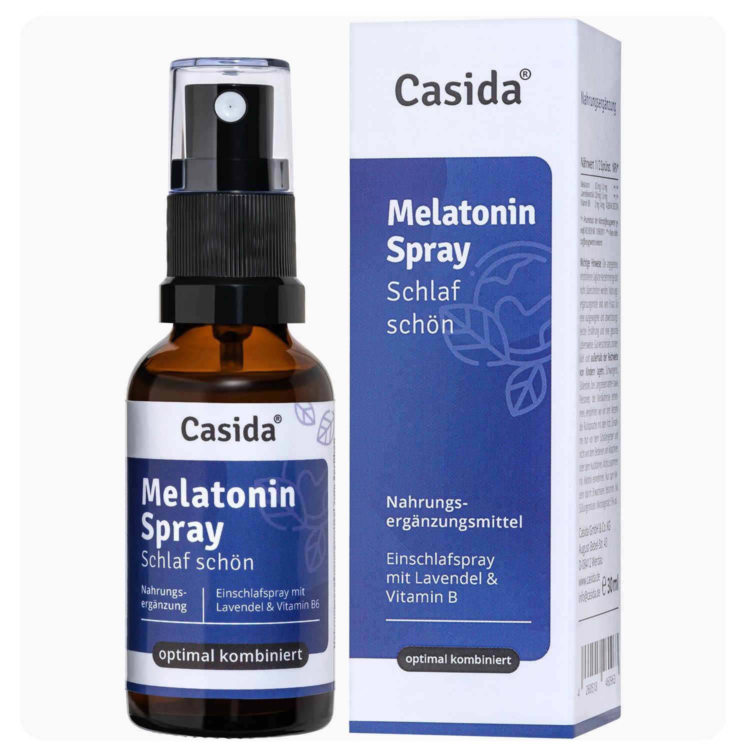 Casida® melatonin spray sleep beautiful