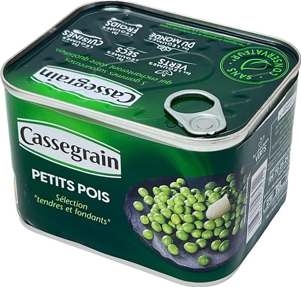 Cassegrain Peas Petits Pois 706g – Fresh quality for your delicious dishes
