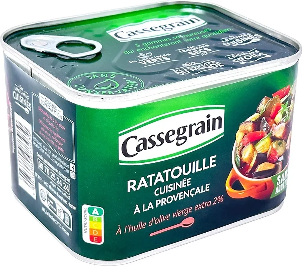 Cassegrain Ratatouille Cuisinée à la Provençale – Traditional enjoyment from Provence