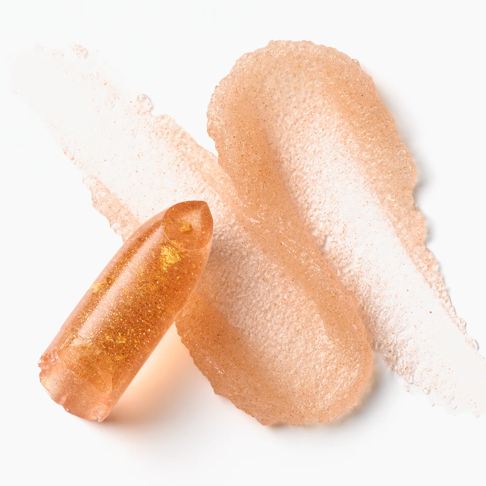 Catrice Glam In Gold Lip Balm moisturizing, tinted lip balm with glitter particles