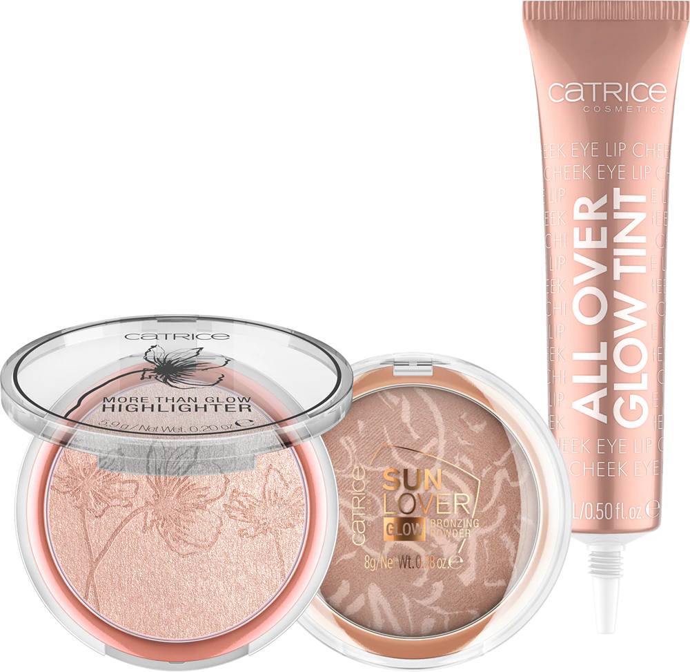 Catrice More Than Glow Face Set Make-up Set Color Rose Gold