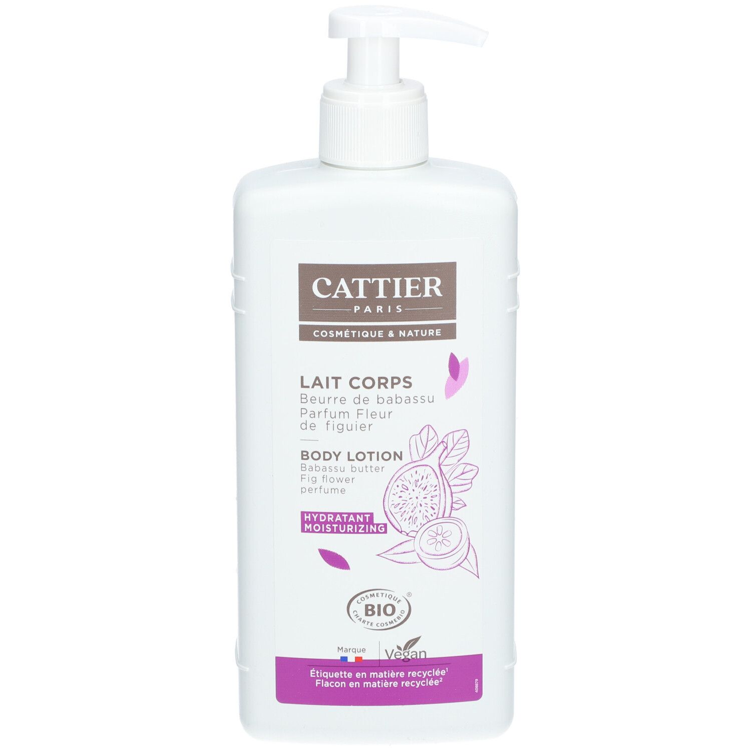 Cattier moisturizing body lotion