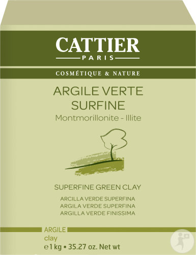 Cattier Green Clay Surfine 1kg