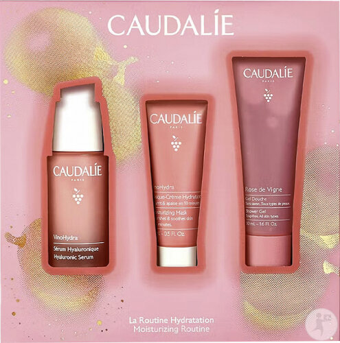 Caudalie gift box The moisturizing routine VinoHydra 3 products