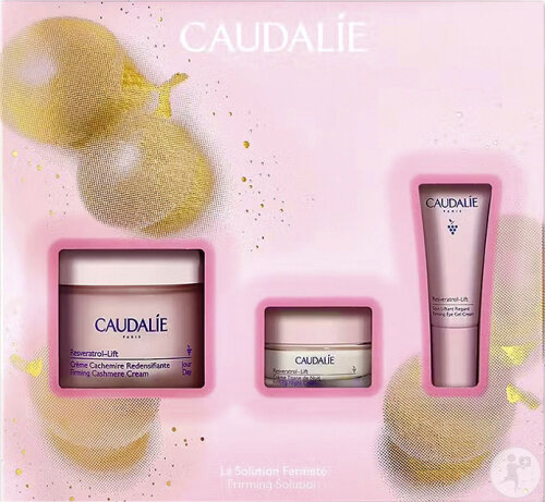 Caudalie gift box The firming solution Resveratrol-Lift 3 products