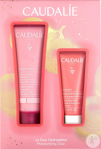 Caudalie Gift Box Duo Moisturizer VinoHydra 2 products