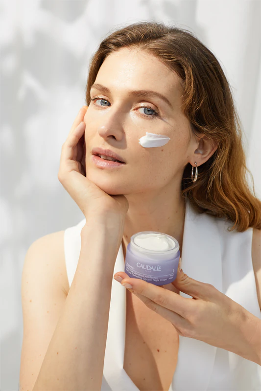Caudalie Vinoperfect night cream against pigment spots