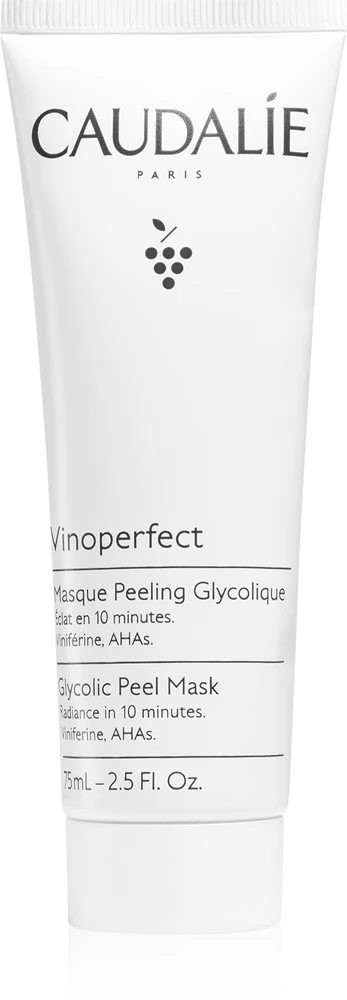 Caudalie Vinoperfect peeling mask to rejuvenate facial skin