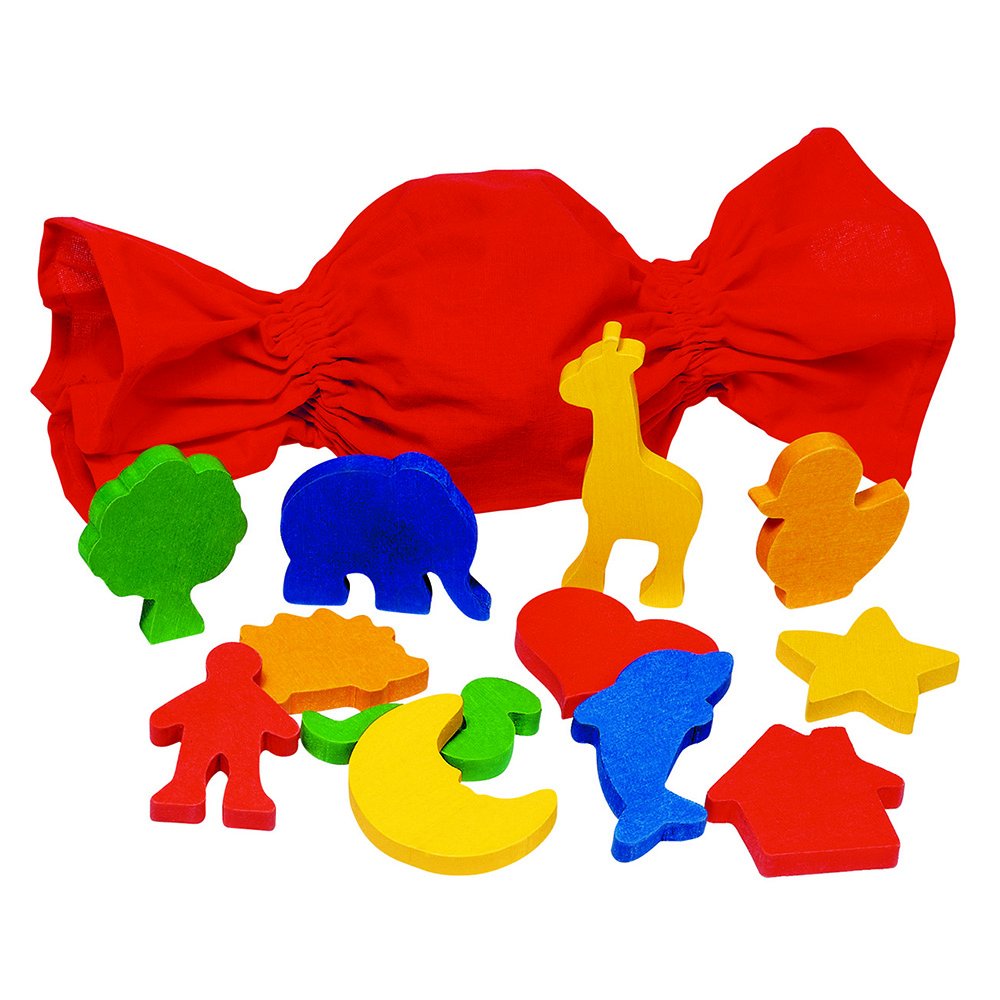 Goki Cause Shapes In A Cotton Bag Memory Game