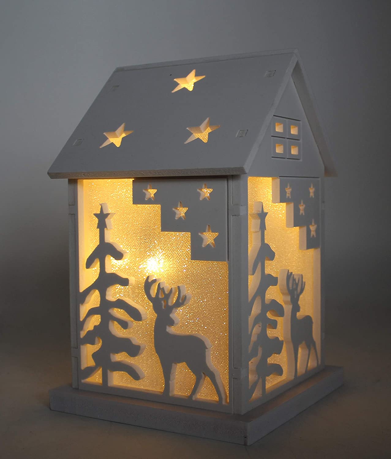 Daro Deco 3D Led House 14 X 21Cm White