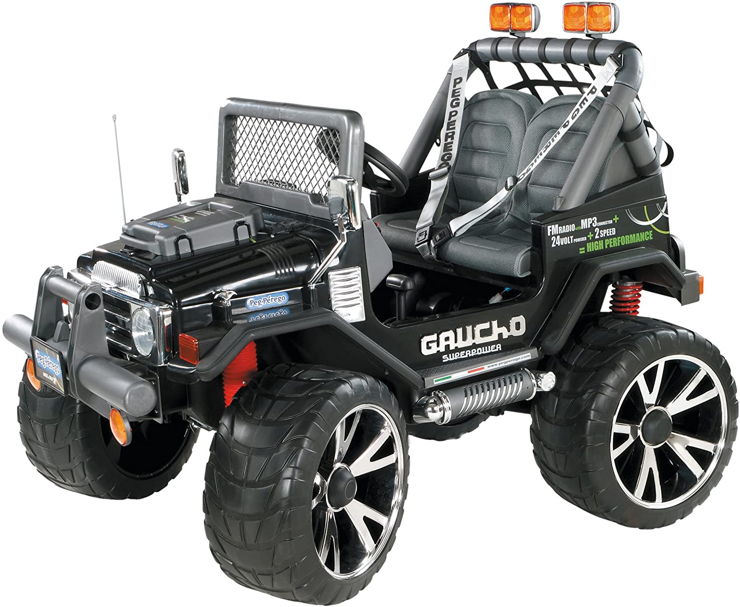 2-Seat Electric Ride-On Toy 24V Gaucho Superpower Od0502 Peg Perego