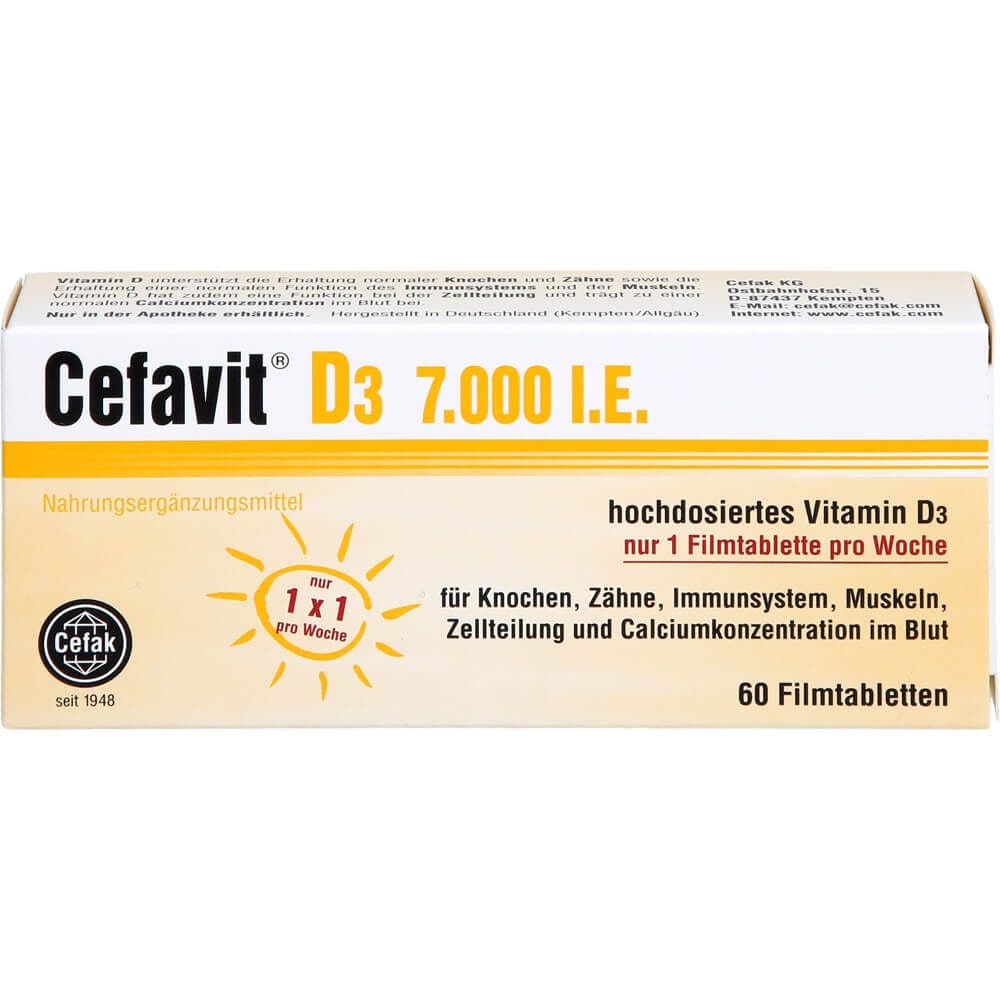 Cefavit D3 7.000 I.E. Filmtabletten, 