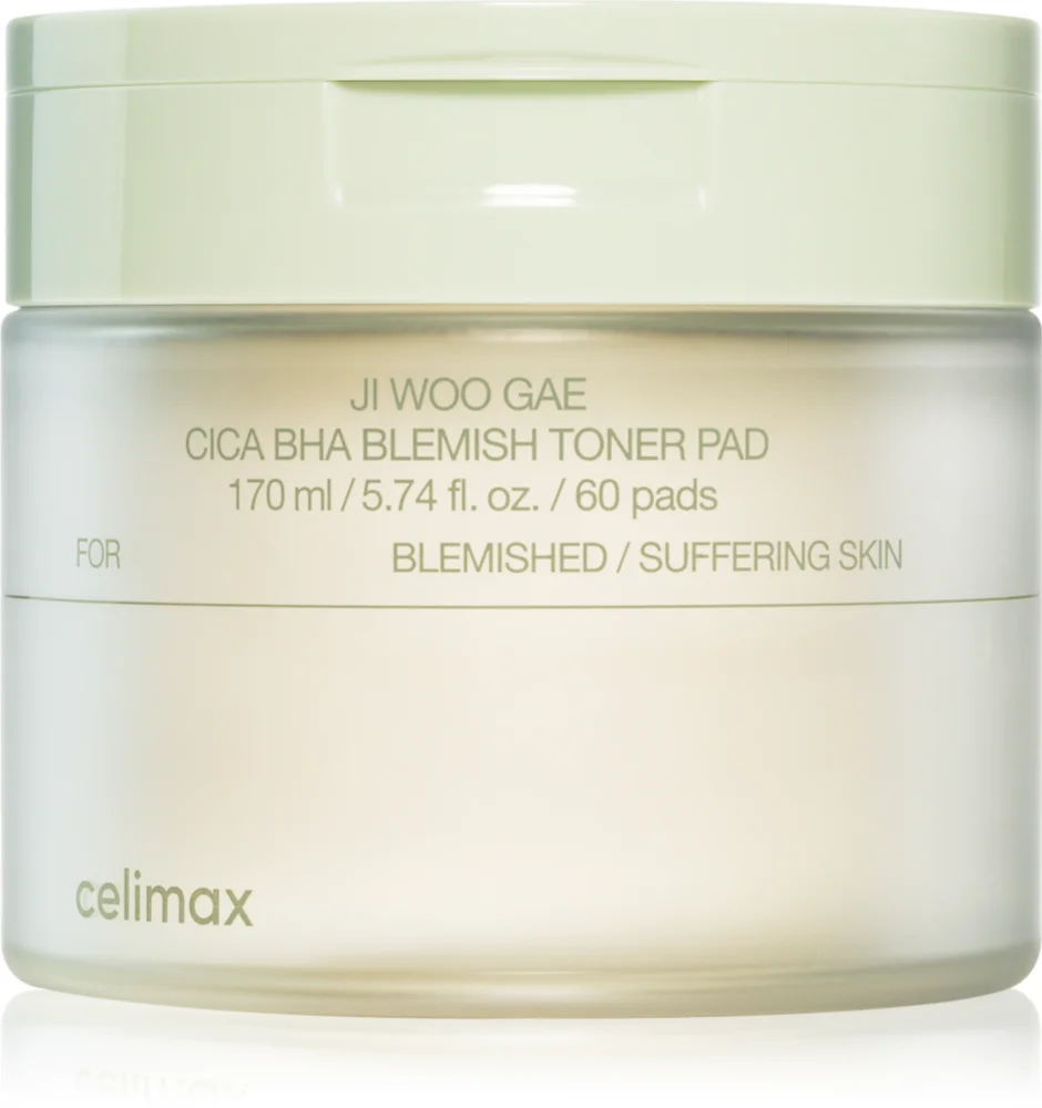 celimax Ji Woo Gae Cica BHA Blemish Toner Pad peeling pad for sensitive skin prone to acne