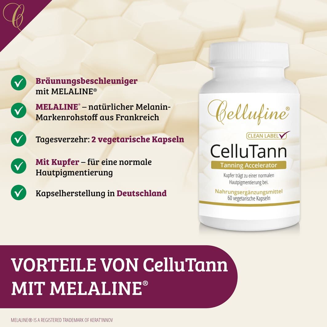 Cellufine® CelluTann with MELALINE® capsules