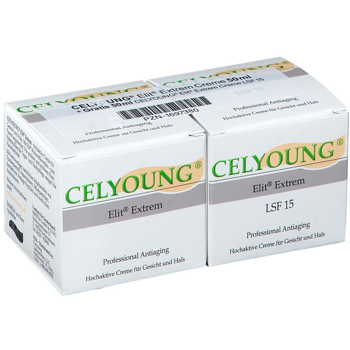 CELYOUNG® Elit Extreme Cream + Elit® Extreme SPF 15 2x50 ml