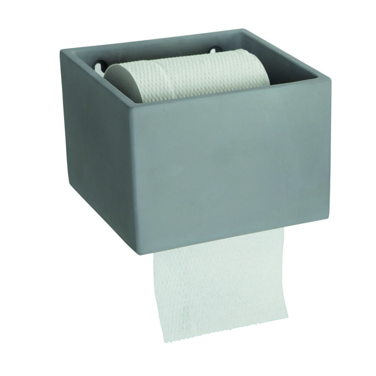 House Doctor Cement Toilet Paper Holder