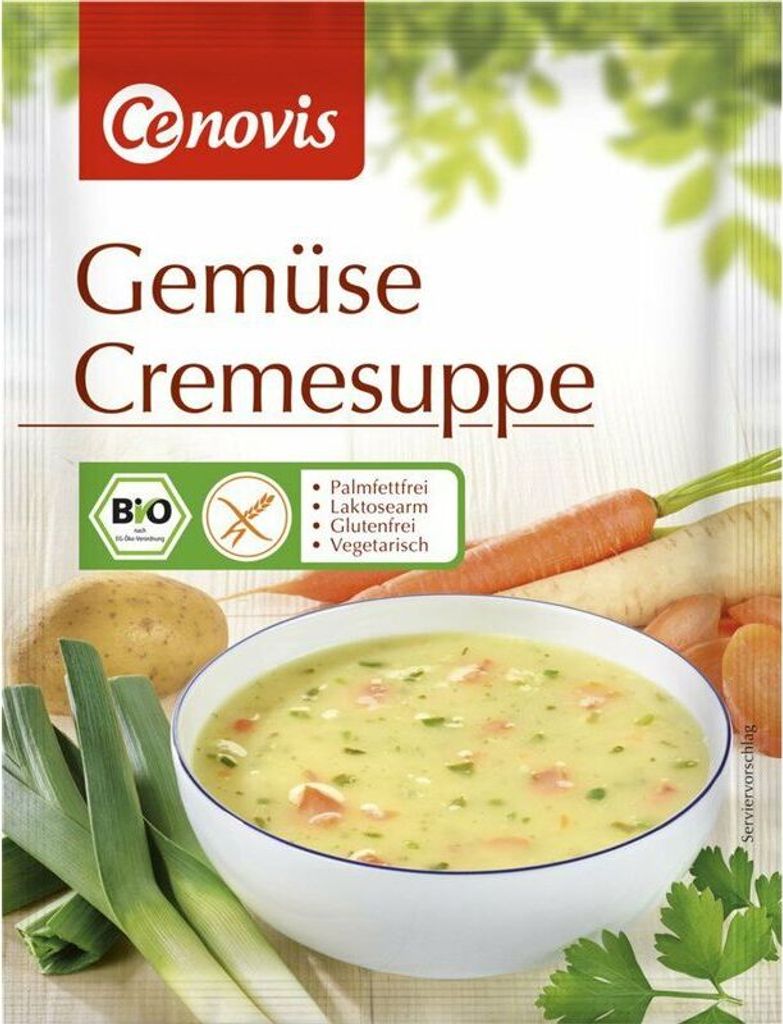 Cenovis Vegetable Cream Soup-- 64g x 12 - 12-pack VPE