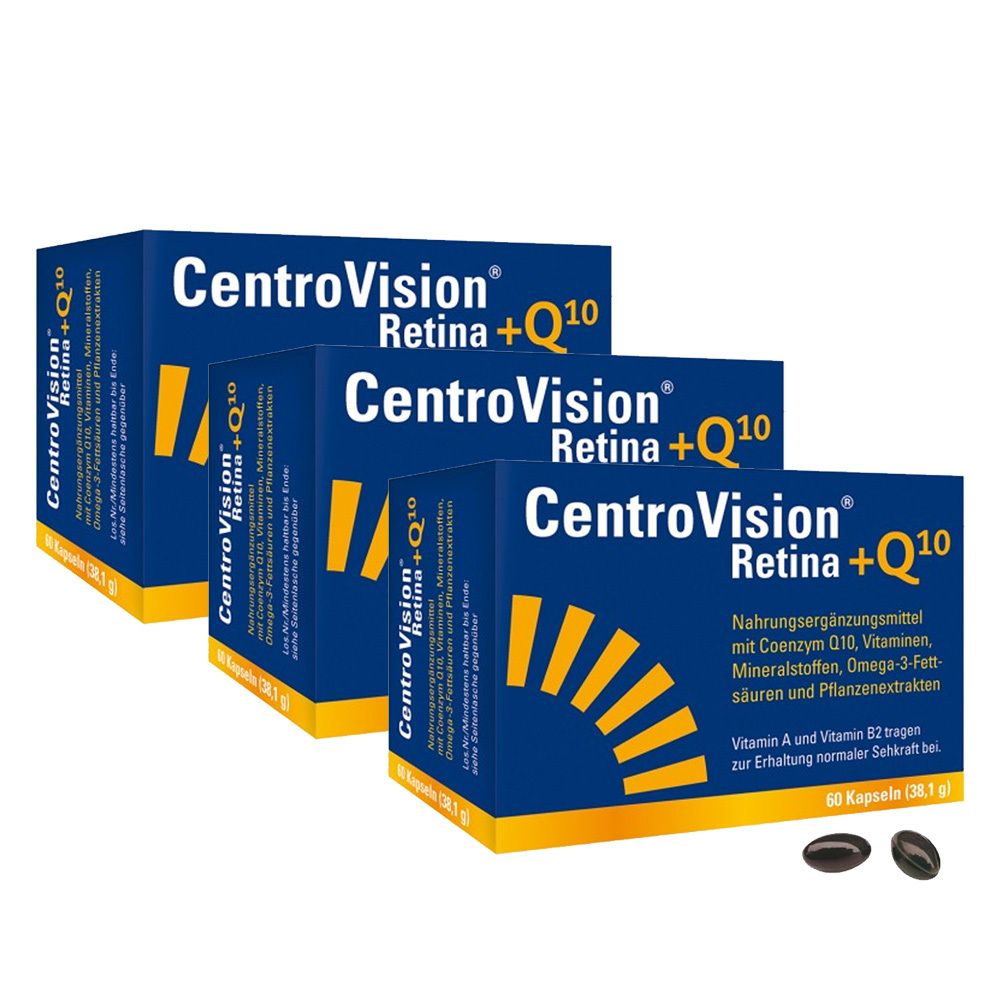 Centrovision® Retina + Q10 capsules, 180 st