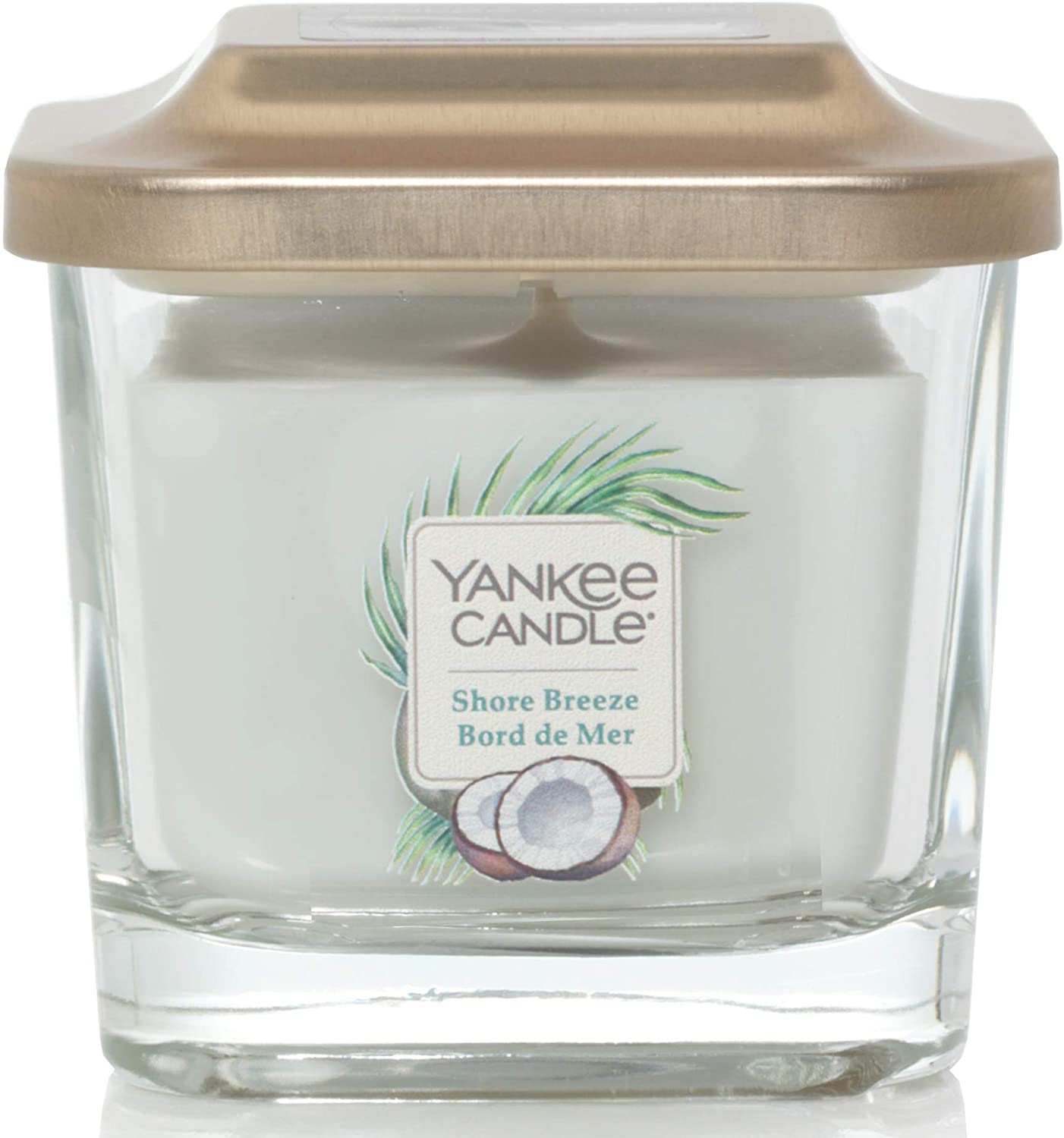 Yankee Candle Elevation Collection with Platform Lid Large 2-Wick Square Ca