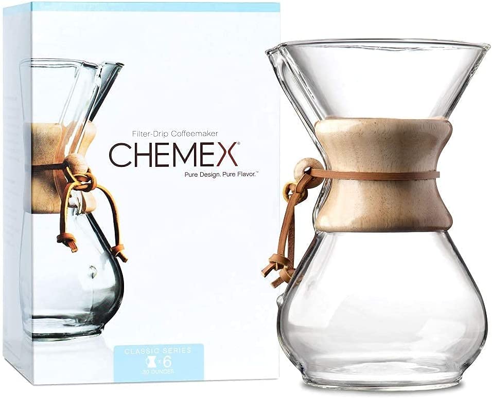 Chemex Coffee Carafe with Wooden Neck - 6 Cups