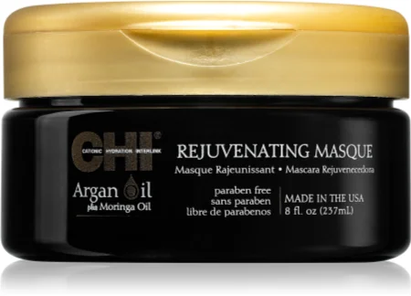 CHI Argan Oil Rejuvenating Masque Mask with nourishing effect for dry and damaged hair