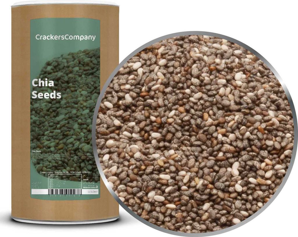 CHIA SEEDS membrane can large 850g