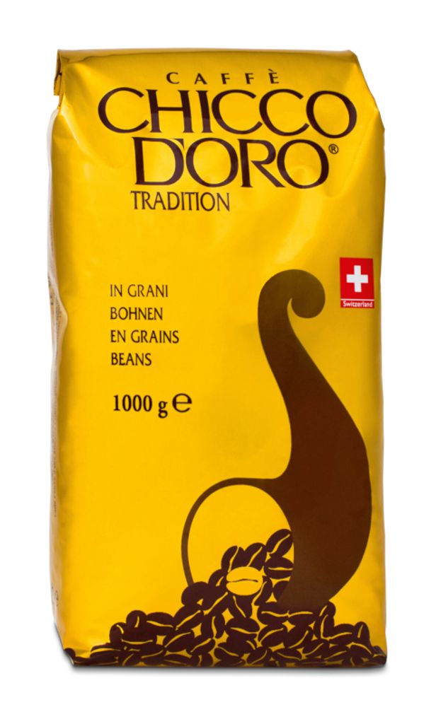 Chicco dOro Coffee Beans Tradition 1000 g, 1 kg, Coffee, CE