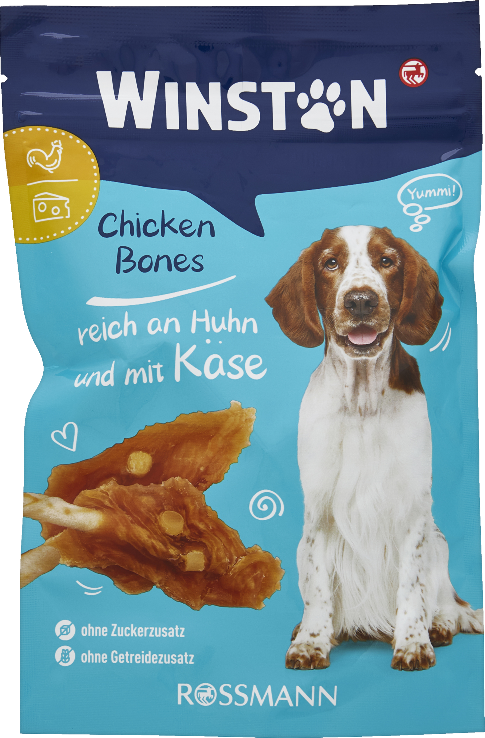 Chicken Bones rich in chicken and with cheese