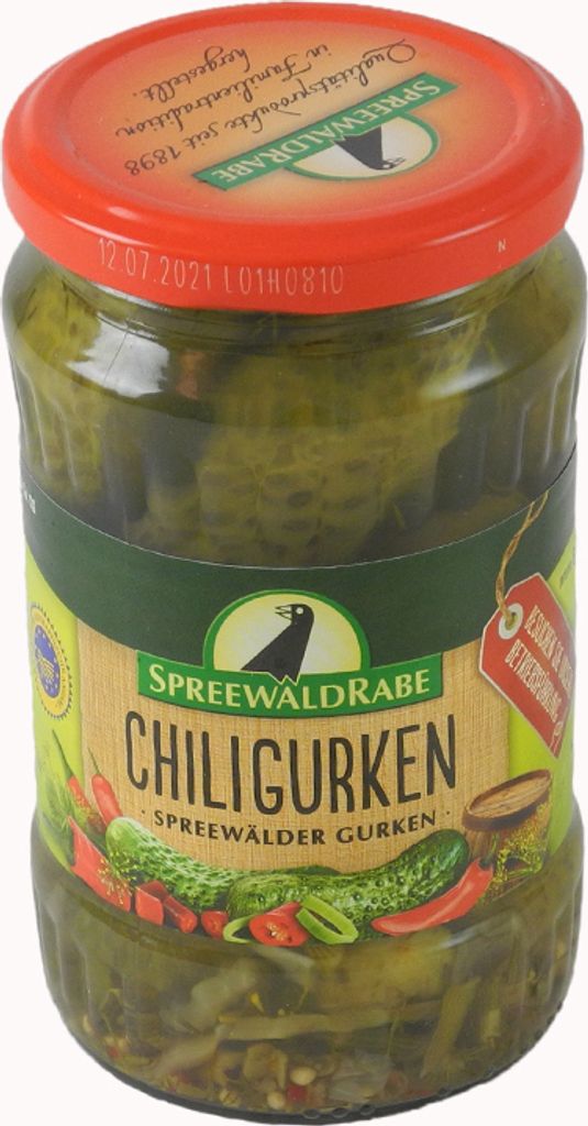 Chili pickles from Spreewald-Rabe (370 ml glass)