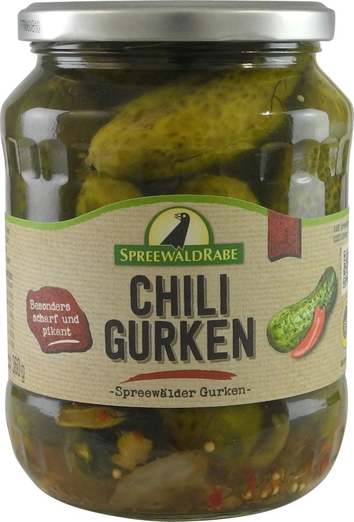 Chili pickles from Spreewald-Rabe (720 ml glass)