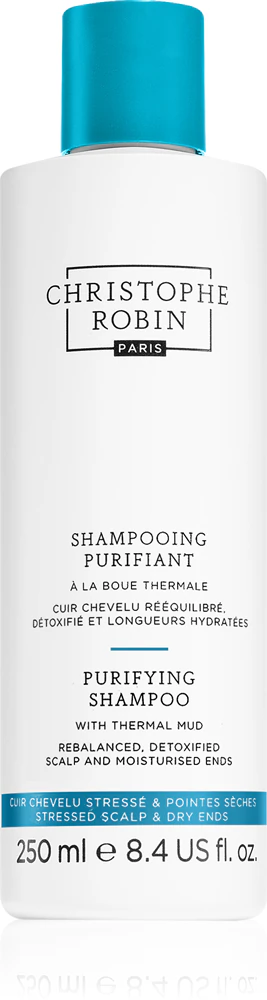 Christophe Robin Purifying Shampoo with thermal mud purifying detox shampoo