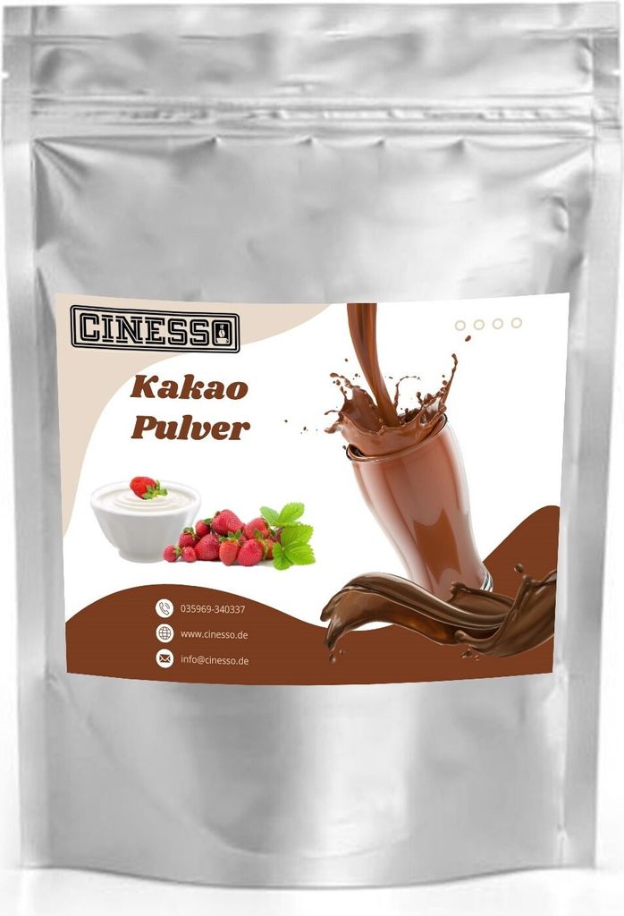 Cinesso Strawberry Yogurt Cocoa Drinking Chocolate - Cocoa powder, fruity-creamy chocolate (10 kg)