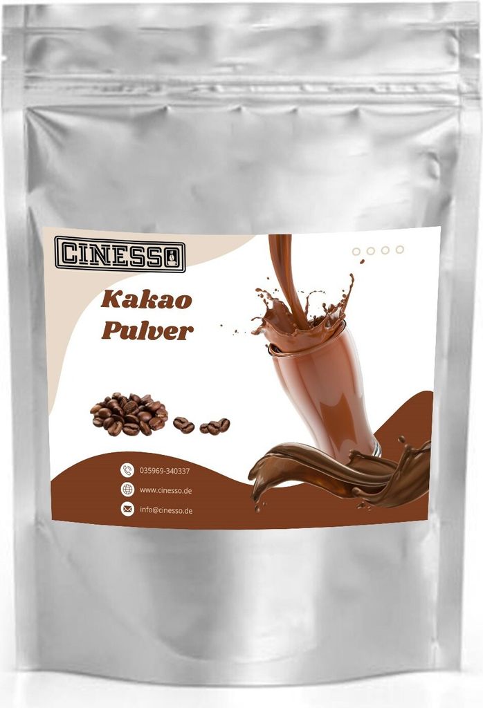 Cinesso Espresso Cocoa Drinking Chocolate – Intense Chocolate Espresso Enjoyment, Versatile, Various Sizes (10 kg)