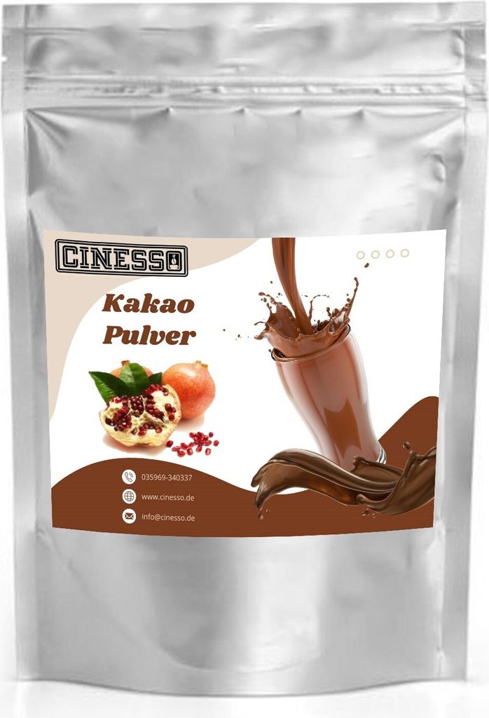 Cinesso Pomegranate Cocoa Drinking Chocolate | Cocoa Powder | Exotic taste of pomegranate & cocoa