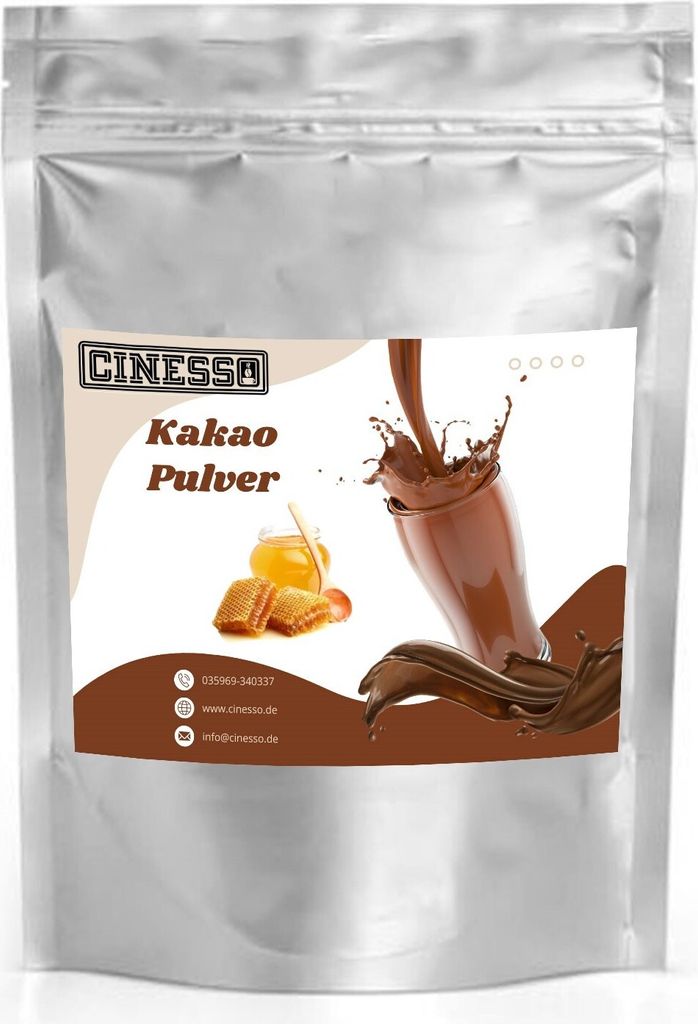 Cinesso Honey Cocoa Drinking Chocolate - Cocoa powder, sweetness of honey, in various sizes (10 kg)
