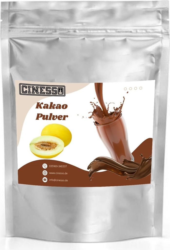 Cinesso Honeydew Melon Cocoa Drinking Chocolate – Fruity-sweet cocoa powder – Ideal for hot and cold drinks (10 kg)