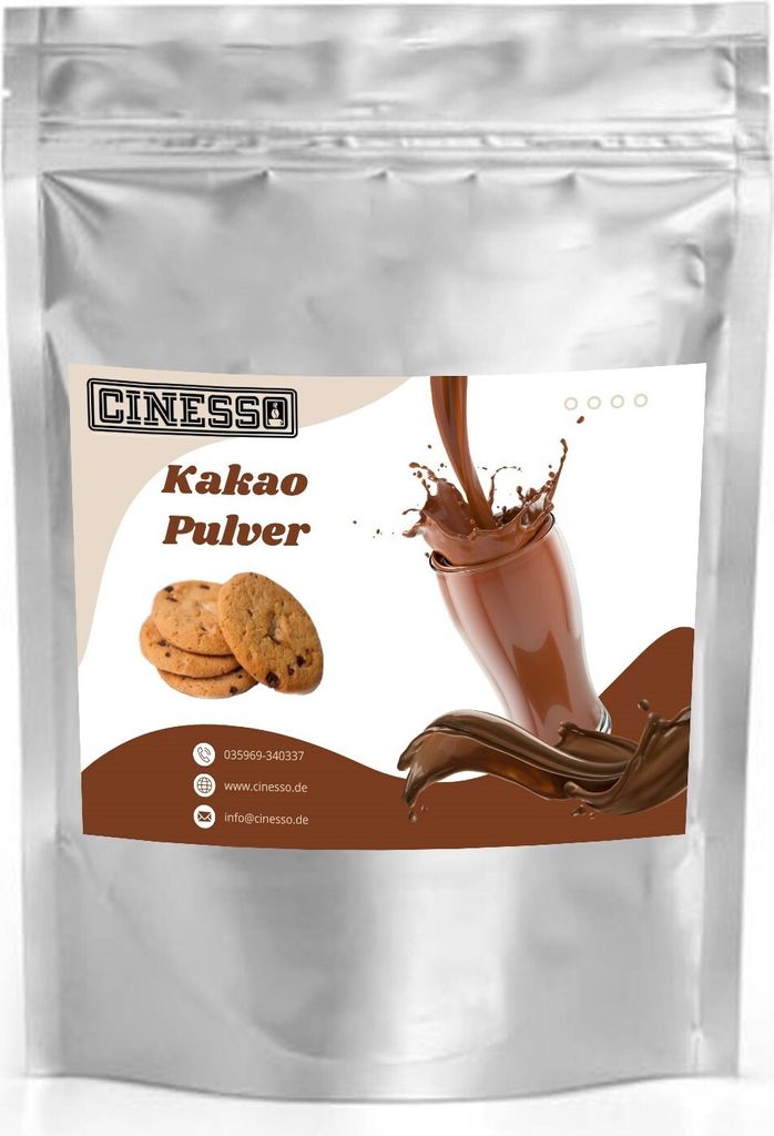 Cinesso Cookie Cocoa Drinking Chocolate - Cocoa Powder | Versatile Chocolate Mix in Various Pack Sizes (10 kg)
