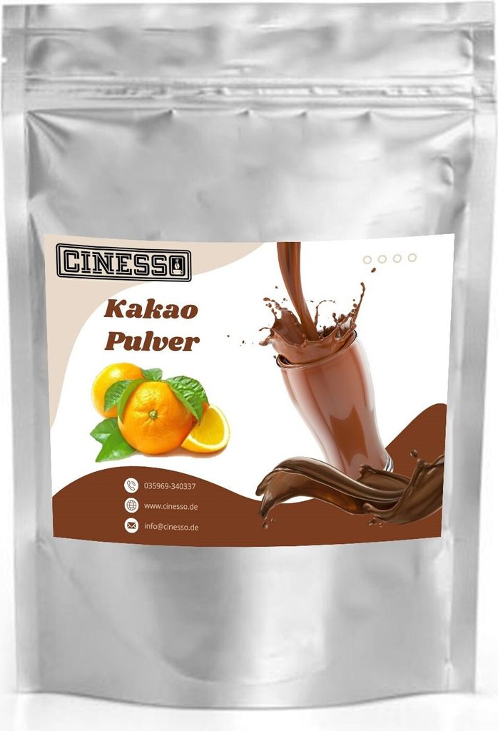 Cinesso Orange Cocoa Drinking Chocolate - Cocoa powder with fruity orange flavor (10 kg)