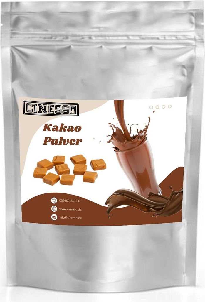 Cinesso Toffee Cocoa Drinking Chocolate Cocoa Powder – Chocolate delight with toffee flavor (1 kg)