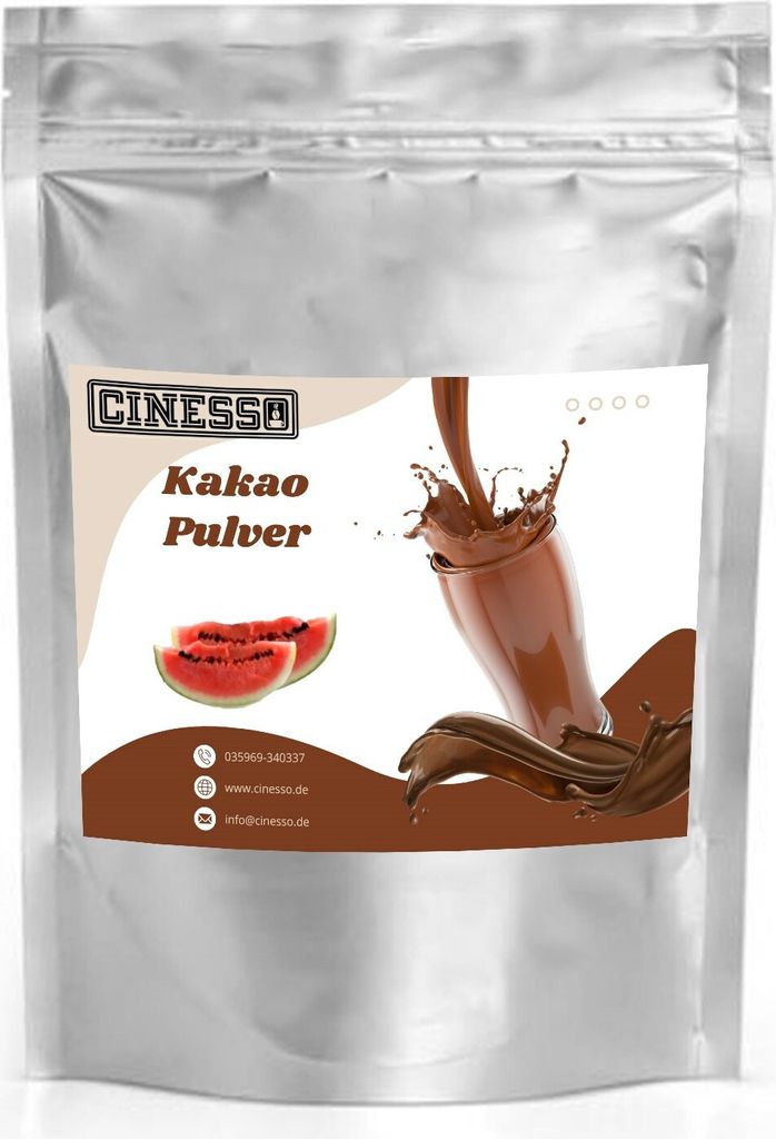 Cinesso Watermelon Cocoa Drinking Chocolate Cocoa Powder – Fruity-chocolaty delight (10 kg)