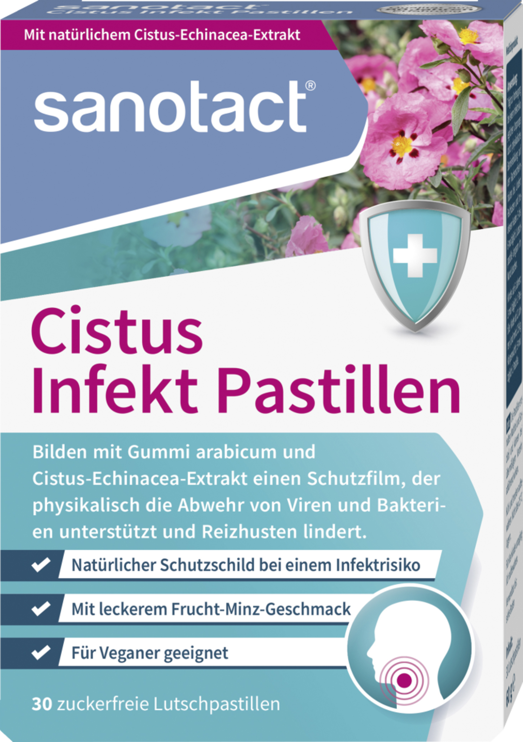 Cistus infection pastilles sugar-free