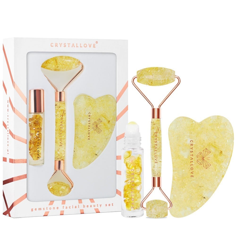 Crystallove Citrine Amber Beauty Set