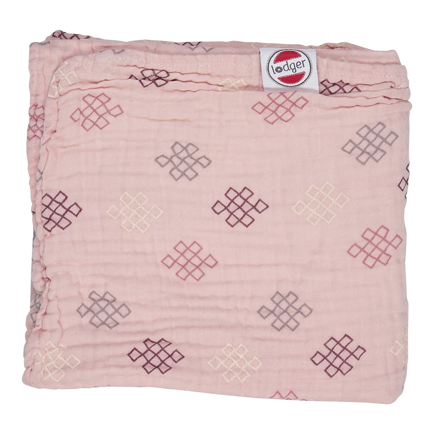 Lodger DM6.7.002 075 120 Baby Blanket Dreamer Xandu Knot 120 x 120 cm Pink