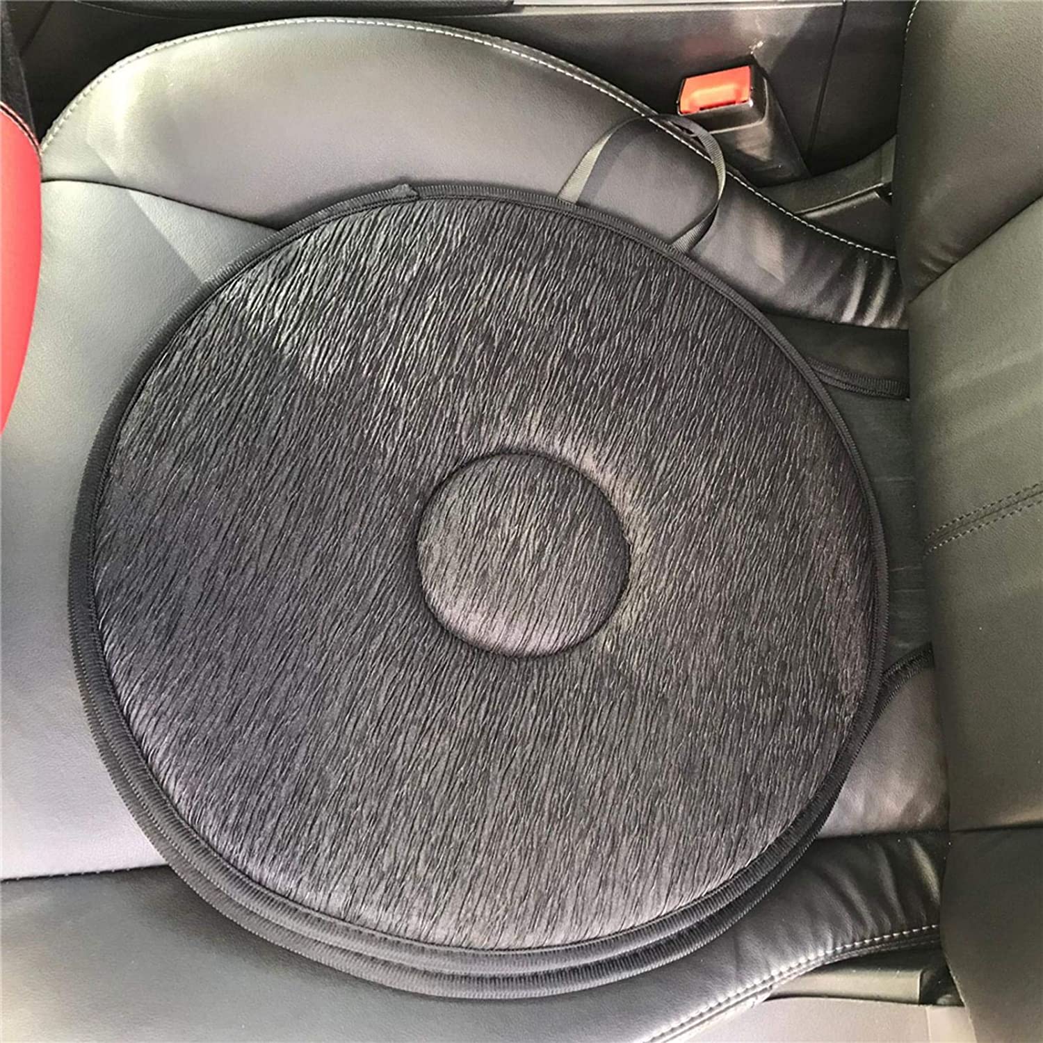 hinffinity Rotating Car Seat Swivel Cushion Round Foam Non-Slip Mobility Aid for Kids, Elderly, Pregnant Women, Truck Drivers